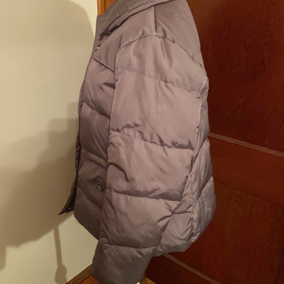❤️Lands’ End Grey Down Puffer winter jacket size XL❤️ - Picture 9 of 12